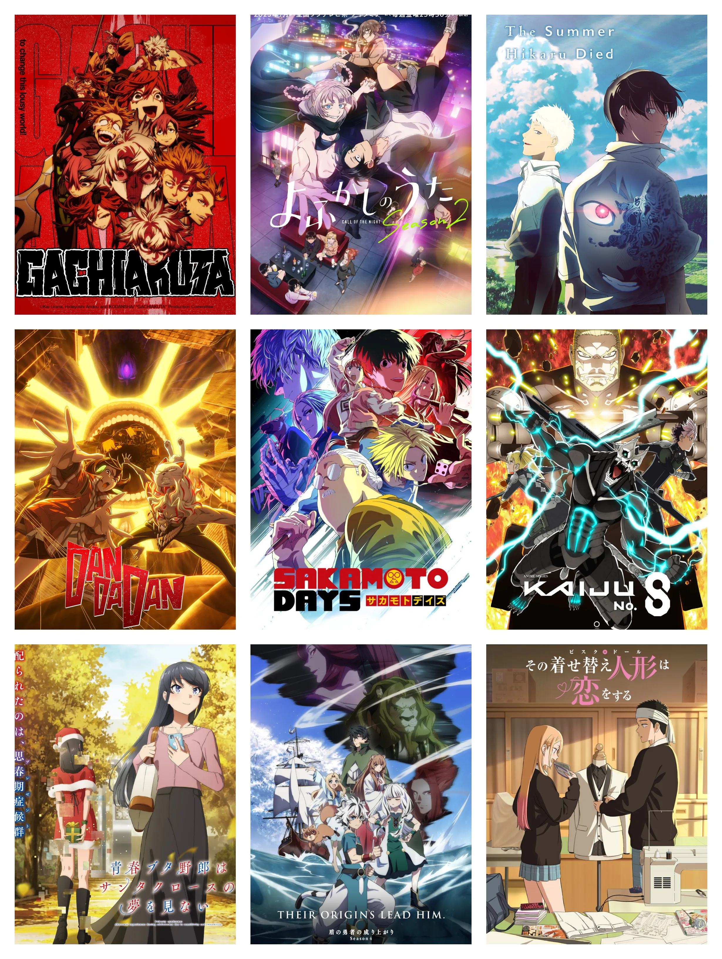 TOP 10 ANIMES VERANO 2025