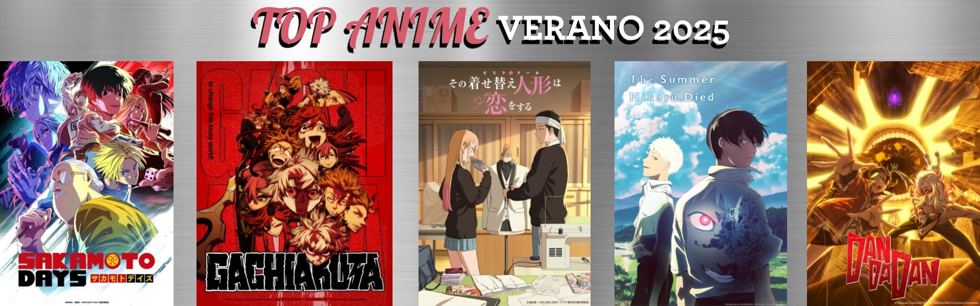 TOP 10 ANIMES VERANO 2025